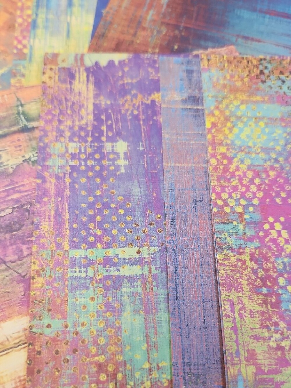 Motley Scrapbooking Paper  Multi-Color Pack 6x6 / 24 Sheets - Picture 8 of 10